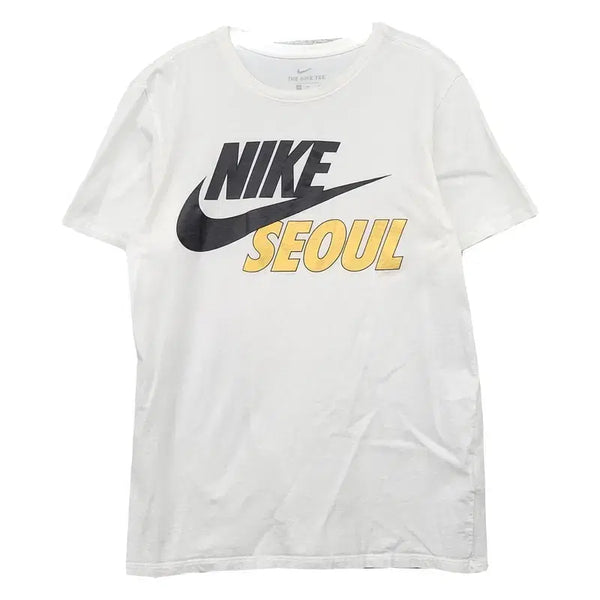 [BUNJANG] Nike Seoul Printing White T-Shirt M / 나이키 서울 프린팅 화이트 반팔티 M