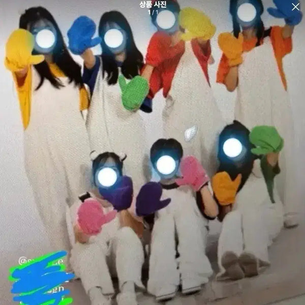 [BUNJANG] Event Merchandise Set (6 Colors) / 7월13일행사6세트연핑, 연두, 파랑, 빨강, 주황,  9일출발10일도착