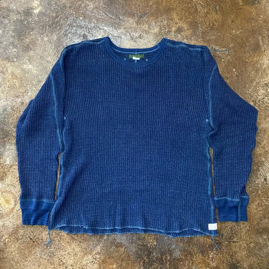 [BUNJANG] Old Joe Indigo Long Sleeve T-Shirt / (40) 올드조 인디고 긴팔 티