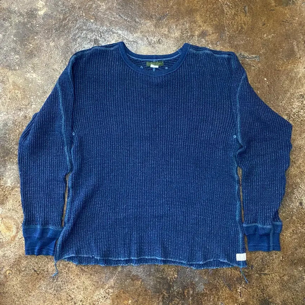 [BUNJANG] Old Joe Indigo Long Sleeve T-Shirt / (40) 올드조 인디고 긴팔 티