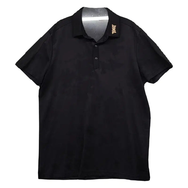 [BUNJANG] PXG Black Golf Short Sleeve Polo Shirt XL / PXG 블랙 골프 반팔 카라티 XL