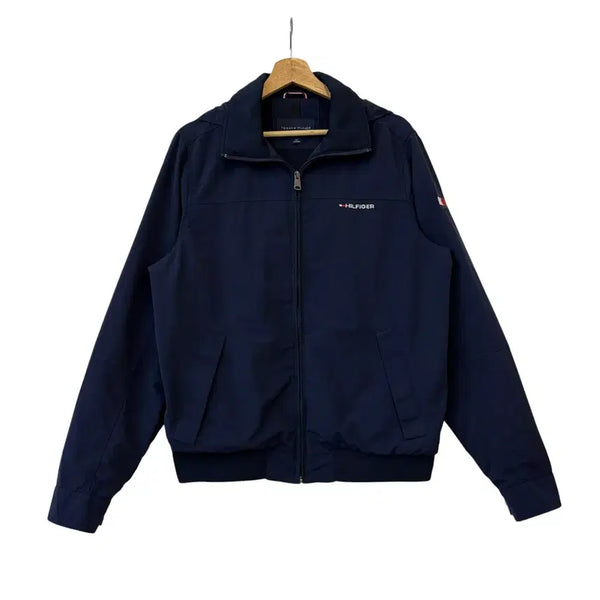 [BUNJANG] Tommy Hilfiger Zip-Up Windbreaker Navy Size S / 타미힐피거 바람막이 집업 네이비 S 정품