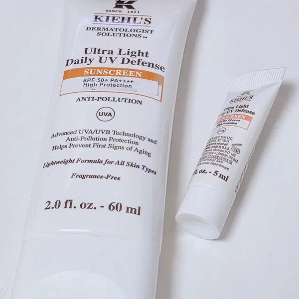 [BUNJANG] Kiehl's Ultra Light Daily UV Defense Sunscreen SPF 50 PA++++ 60ml New / 키엘 선크림 60ml 새제품 판매합니다.