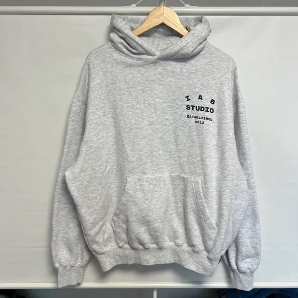 [BUNJANG] Iab Studio 25 Light Gray Hoodie XL / [QR정품/XL] *새상품 아이앱스튜디오 25 라이트 그레이 후드티