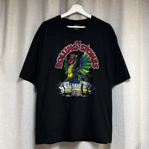 [BUNJANG] Rolling Stones x TOP TEN Collaboration Dragon Graphic T-Shirt / 롤링스톤즈 x 탑텐 락밴드 반팔 티셔츠 105