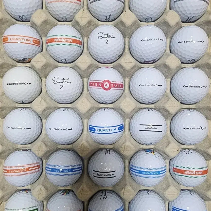 [BUNJANG] Saint Nine Grade A Lost Ball Golf Balls (40 Count) / 세인트나인 A급 로스트볼 골프공 40알