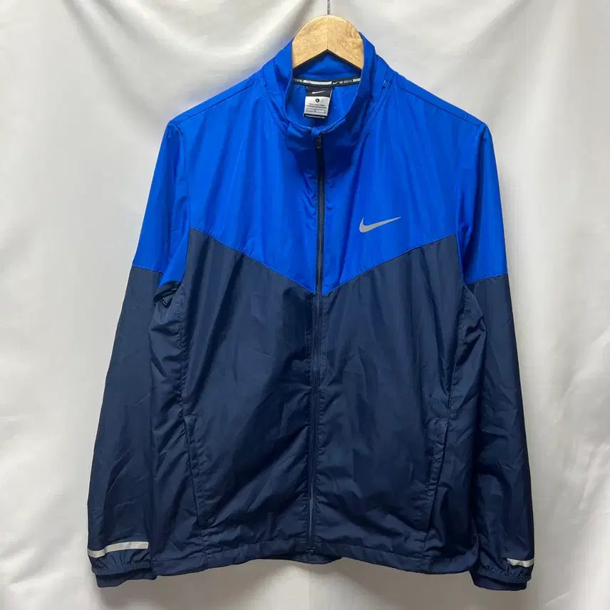 [BUNJANG] Nike Windrunner Running Woven Jacket Navy Blue / [정품/L] 나이키 윈드러너 런닝 우븐 네이비 블루 바람막이