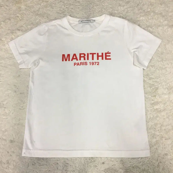 [BUNJANG] Marithe Francois Girbaud Women's Short Sleeve T-Shirt / 마리떼 여성 반팔티 만원샵 GG08