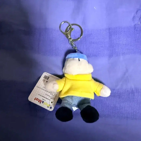 [BUNJANG] Pat & Mat Yellow Plush Keychain / 패트와매트 키링 옐로우