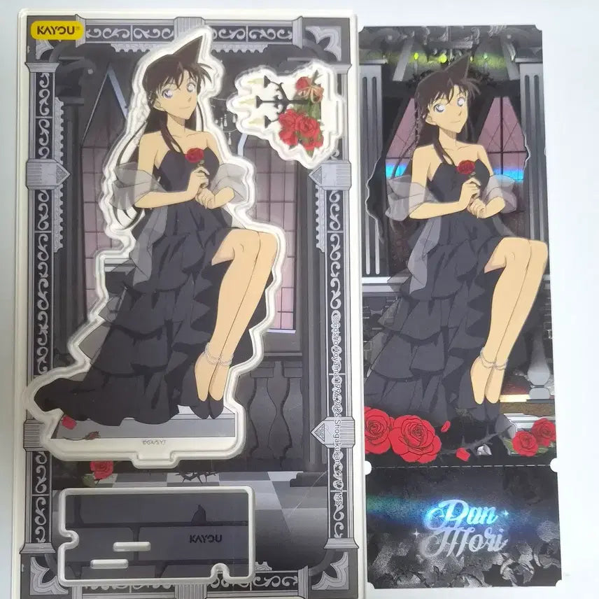 [BUNJANG] Detective Conan Ran Mouri Acrylic Stand & Ticket Set / 명탐정코난 중국 모리 란 유미란 아크릴 스탠드 티켓