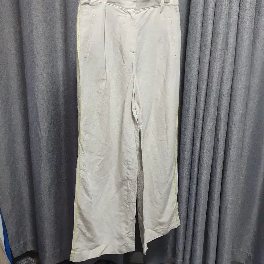 [BUNJANG] 55 Two Third Floor Linen Wide Pants / 55투세컨플로어 린넨 와이드팬츠