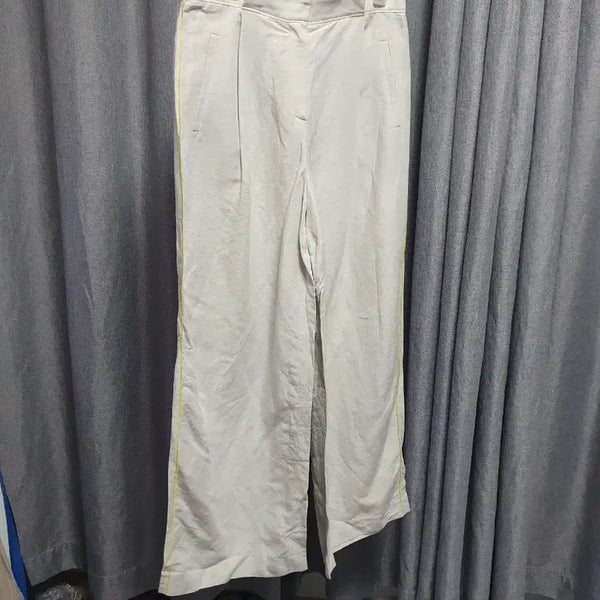 [BUNJANG] 55 Two Third Floor Linen Wide Pants / 55투세컨플로어 린넨 와이드팬츠
