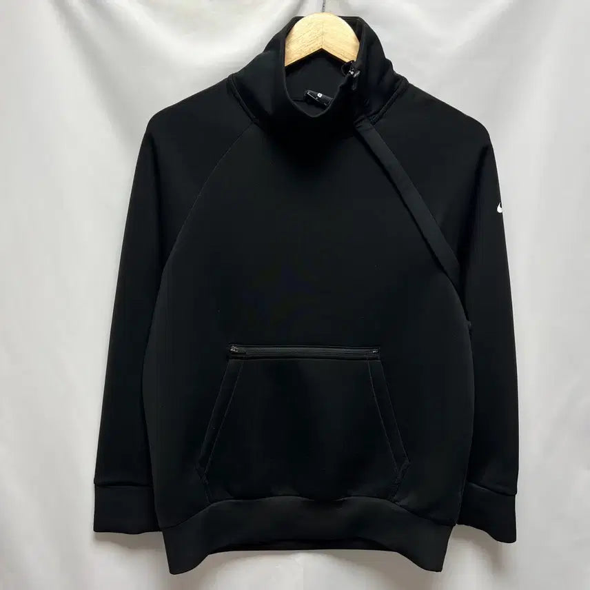[BUNJANG] Nike Women's Side Swoosh Training Black Half-Zip Warm-Up / [정품/우먼스S] 나이키 사이드스우시 트레이닝 블랙 반집업 웜업