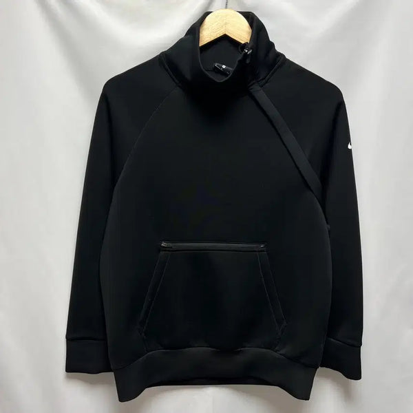 [BUNJANG] Nike Women's Side Swoosh Training Black Half-Zip Warm-Up / [정품/우먼스S] 나이키 사이드스우시 트레이닝 블랙 반집업 웜업
