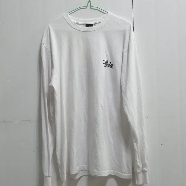 [BUNJANG] Stussy Long Sleeve T-Shirt White M / 스투시 긴팔티 화이트 M