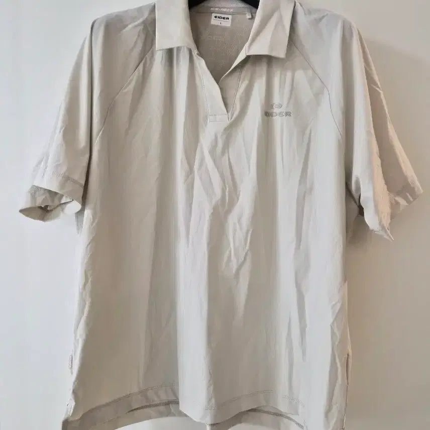 [BUNJANG] Eider Short-Sleeve Polo Shirt Beige / 아이더 반팔 카라티 베이지
