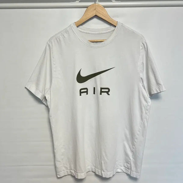 [BUNJANG] Nike Swoosh Air White Short Sleeve T-Shirt (2XL) / [정품/2XL] 나이키 스우시 에어 화이트 반팔 티셔츠
