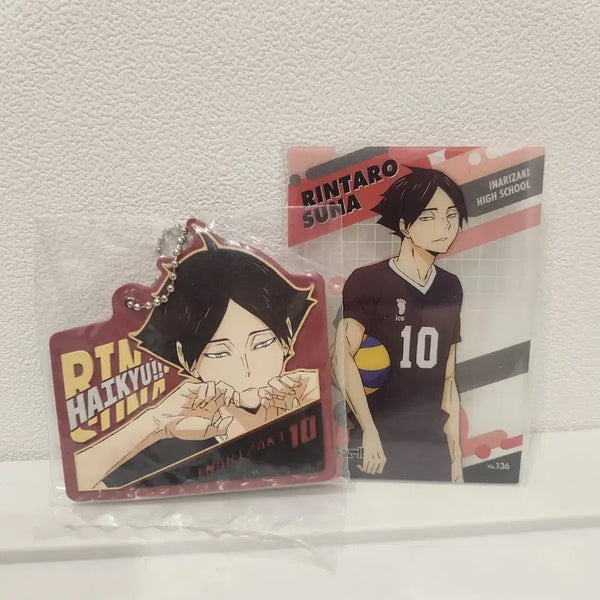 [BUNJANG] Haikyuu!! Inarizaki High Sunarin Rintaro Keychain & Ichiban Kuji H Prize Card / 하이큐 이나리자키 고교 스나 린타로  키링 제일복권 H상 쿠지 카드