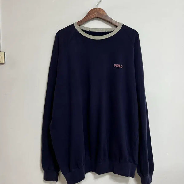 [BUNJANG] Polo Ralph Lauren 90s Sweatshirt Navy XXL / 90s 폴로 랄프로렌 맨투맨 네이비