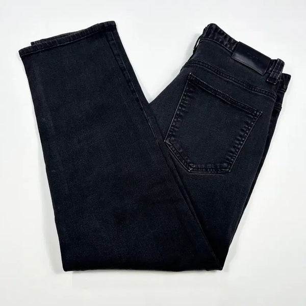 [BUNJANG] PLAC Regular Tapered Black Denim Pants Size 34 / (34) PLAC 플랙진 레귤러 테이퍼드 흑청 데님팬츠