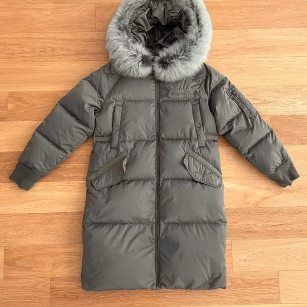 [BUNJANG] G-CUT Fox Fur Long Goose Down Padding 55 / 지컷 폭스 퍼 롱 구스다운 패딩 55