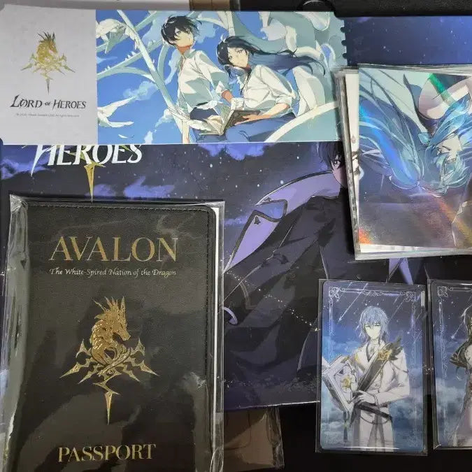 [BUNJANG] Lord of Heroes Artbook Bundle Set / 로드오브히어로즈 아트북 세트 일괄