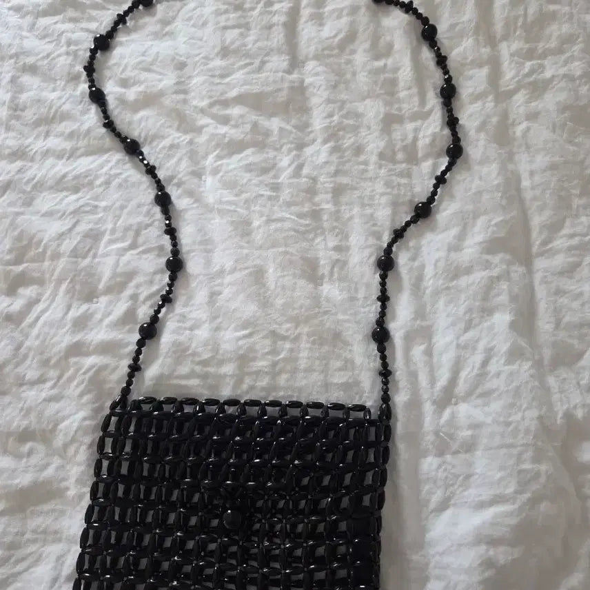 [BUNJANG] Zara Beaded Crossbody Bag / 자라 최화정 비즈백