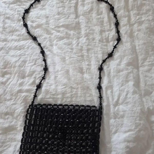 [BUNJANG] Zara Beaded Crossbody Bag / 자라 최화정 비즈백