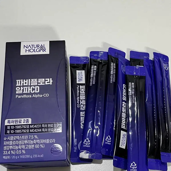 [BUNJANG] Natural Orga Fabiflora Alpha CD Sealed Box + 9 Sachets / 파비플로라 알파CD 미개봉 1박스+9포 식약처인증제품