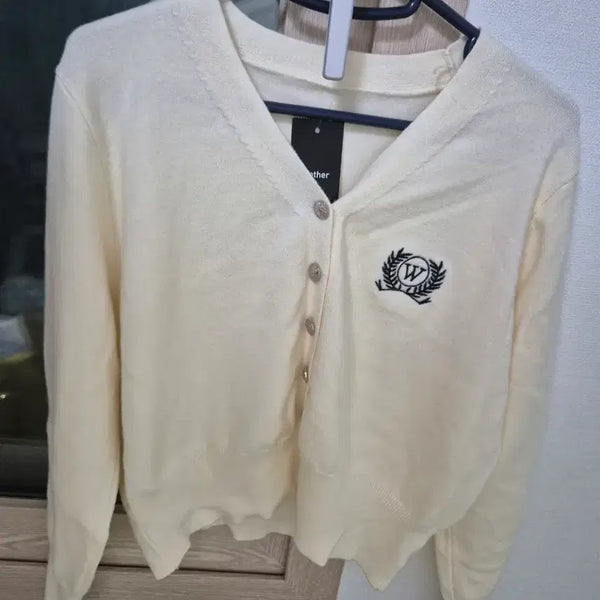 [BUNJANG] Cream Knit Cardigan / 니트 가디건 크림색