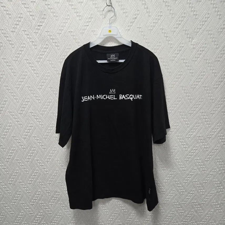 [BUNJANG] Basquiat Rose Shell Short Sleeve T-Shirt / 파79 장미쉘 바스키아 반팔 105