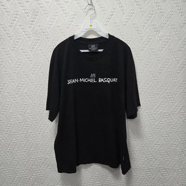 [BUNJANG] Basquiat Rose Shell Short Sleeve T-Shirt / 파79 장미쉘 바스키아 반팔 105