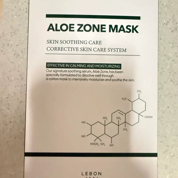 [BUNJANG] Lebon Aloe Zone Mask 5 Sheets (2 Boxes) / 르본 알로에존 마스크 5매