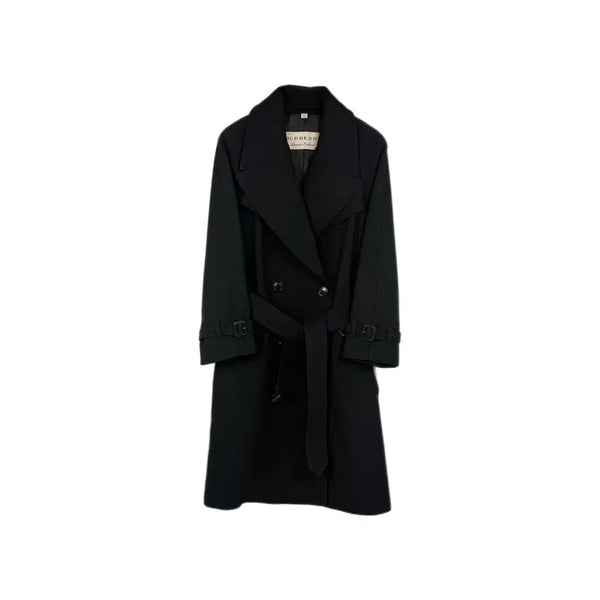 [BUNJANG] Burberry Cranston Wool Trench Coat Black 8004220 (Size 36) / [정품] 버버리 크랜스턴 울 트렌치 코트 블랙 8004220 (36)
