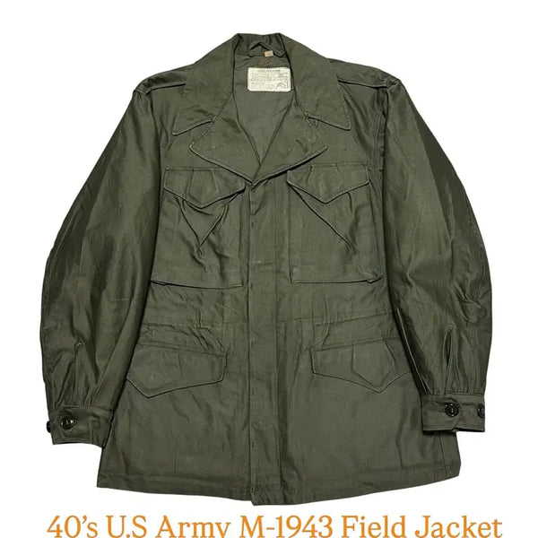[BUNJANG] 1940s US Army M-1943 Field Jacket / 40s 미군 M-1943 필드자켓