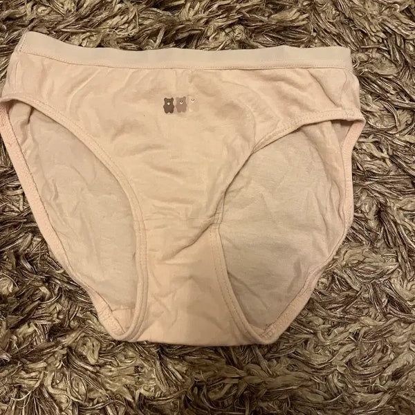 [BUNJANG] Women's Beige Bear Pattern Panties - Size 85 / 85 여성 속옷 베이지색 곰돌이 패턴 팬티
