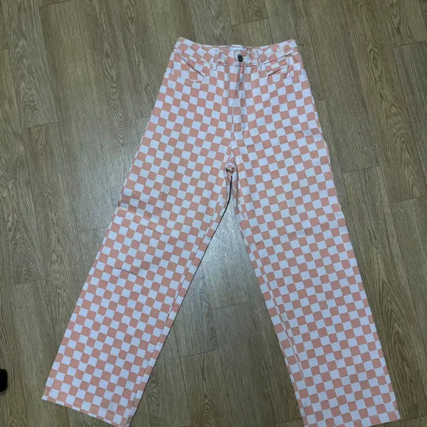 [BUNJANG] Holiday Checkerboard 26 Size Denim Pants / 홀리데이 체커보드 26사이즈