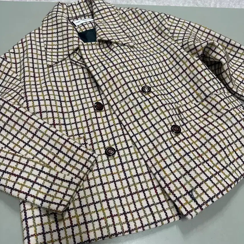 [BUNJANG] Karl Lagerfeld Check Tweed Jacket / 칼라거펠트 체크트위드쟈켓