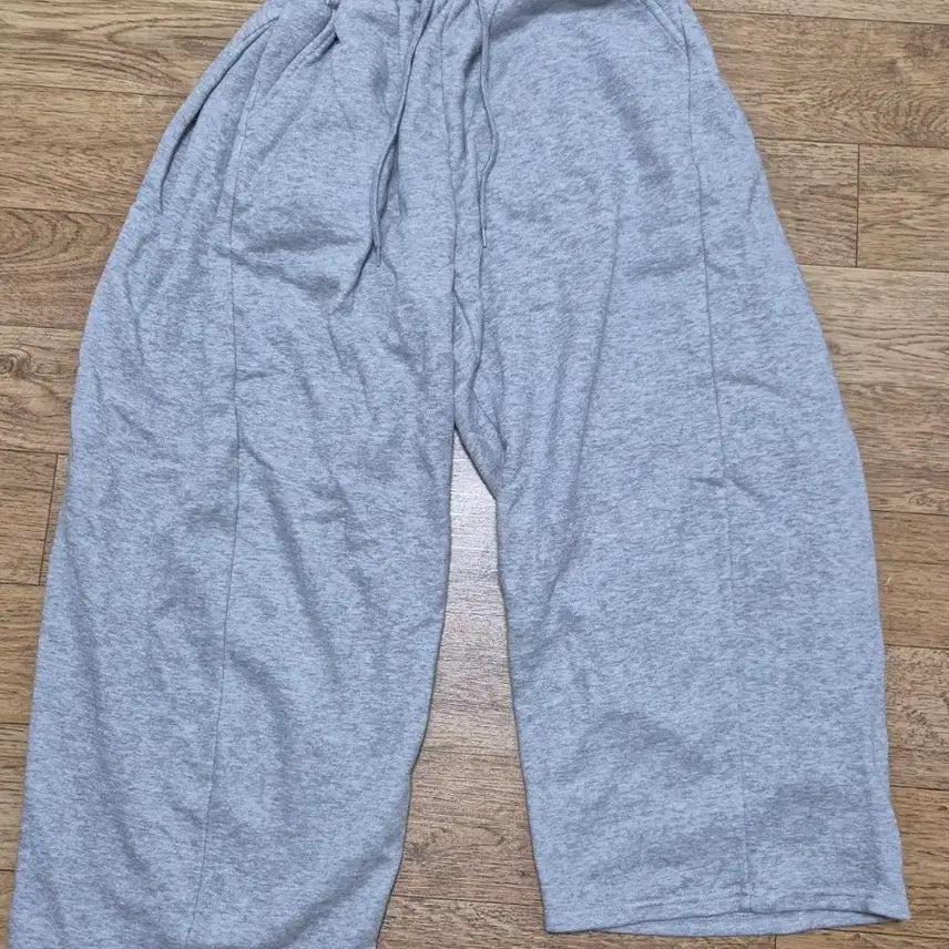 [BUNJANG] Gray Fleece Sweatpants / 그레이 기모 스웻팬츠