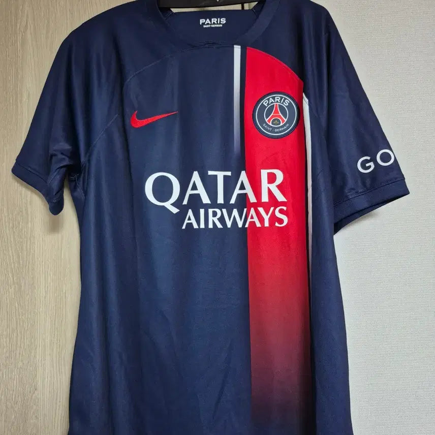 [BUNJANG] Paris Saint-Germain 23/24 Season Nike Authentic Jersey - Lee Kang-in Marking - Size 100 / 23 24 시즌 파리생제르망 나이키 정품 유니폼 100사이즈 이강인 마킹