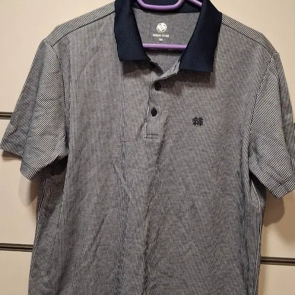 [BUNJANG] Kolon Men's Striped Short Sleeve T-Shirt Size 100 / 코오롱 남성 반팔 100