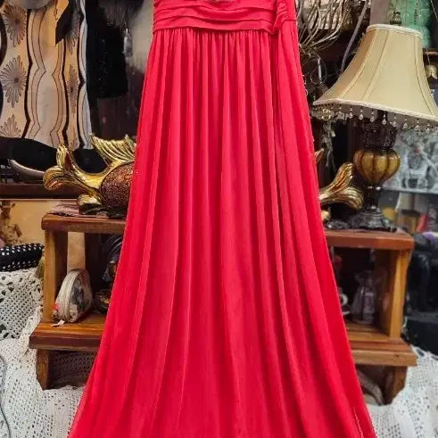 [BUNJANG] Red Jewel Long Dress / 새빨간보석 원피스 롱 드레스