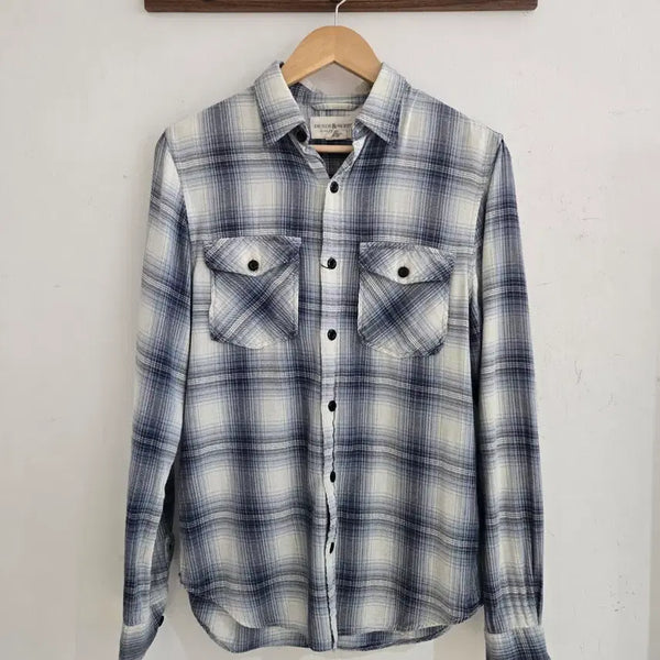 [BUNJANG] Denim & Supply Ralph Lauren Plaid Cotton Shirt - Size S / 데님앤서플라이 랄프로렌 체크 셔츠