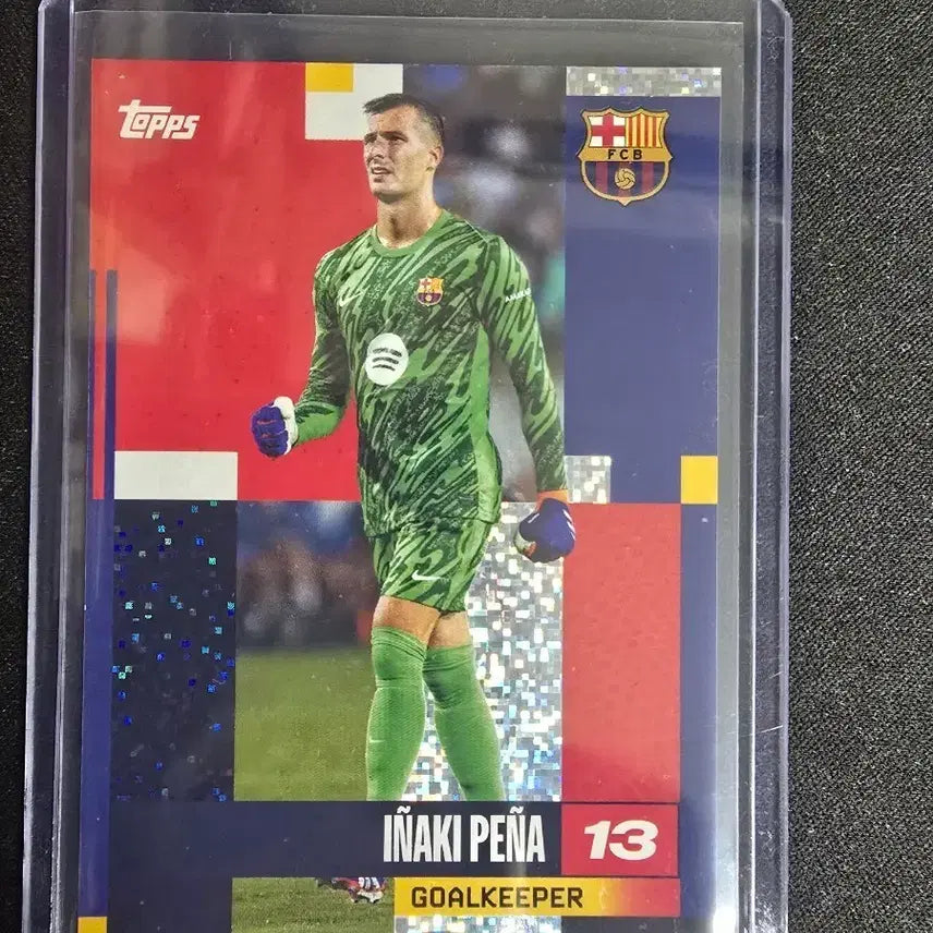[BUNJANG] 2024 Topps Team Set Barcelona Iñaki Peña Goalkeeper Soccer Card / 2024 탑스 팀셋 바르셀로나 이냐키 페냐 박스힛 축구카드