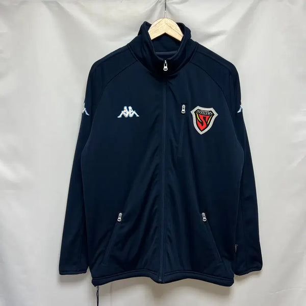 [BUNJANG] Kappa Pohang Steelers Training Old Fleece Navy Zip-Up Jacket (L) / [정품/L] 카파 포항스틸러스 트레이닝 올드 기모 네이비 집업 자켓