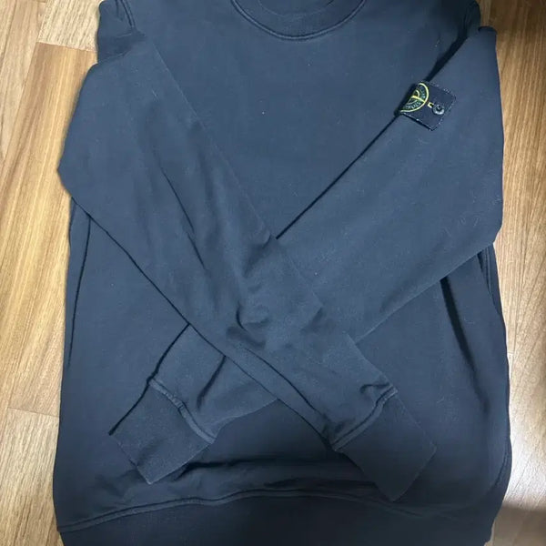 [BUNJANG] Stone Island Sweatshirt Black / 스톤아일랜드