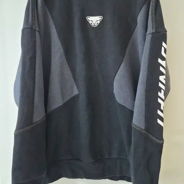 [BUNJANG] Dynafit Colorblock Sweatshirt Black / 다이나핏 맨투맨 블랙