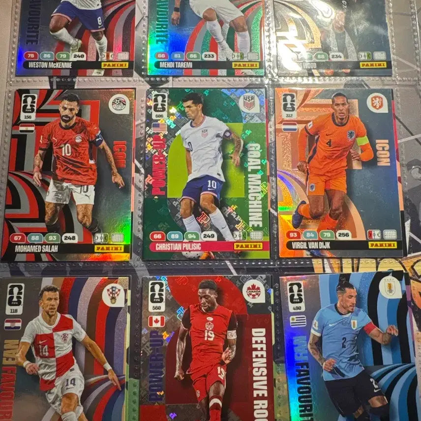 [BUNJANG] Panini 2026 World Cup Trading Cards Bundle Set (Approx. 90 Cards) / 파니니 2026 월드컵 카드 일괄판매
