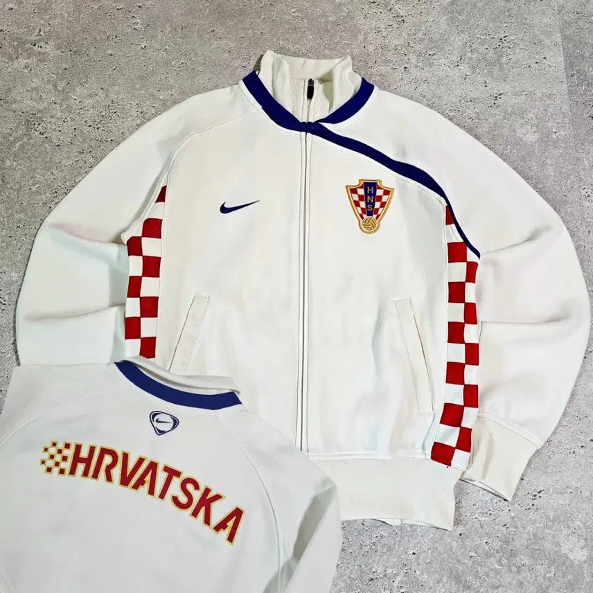 [BUNJANG] Nike Croatia National Team 08-10 Training Jersey Jacket / 나이키 크로아티아 국대 08-10 트레이닝 져지 자켓