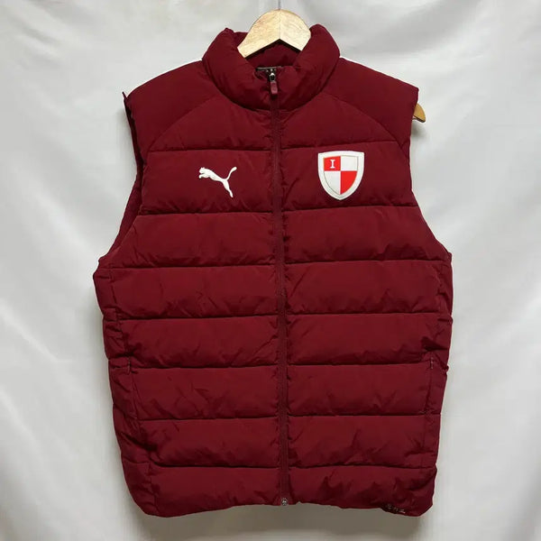 [BUNJANG] Puma Busan IPark Burgundy Training Vest XL / [정품/XL] 푸마 부산아이파크 버건디 트레이닝 패딩 조끼 베스트